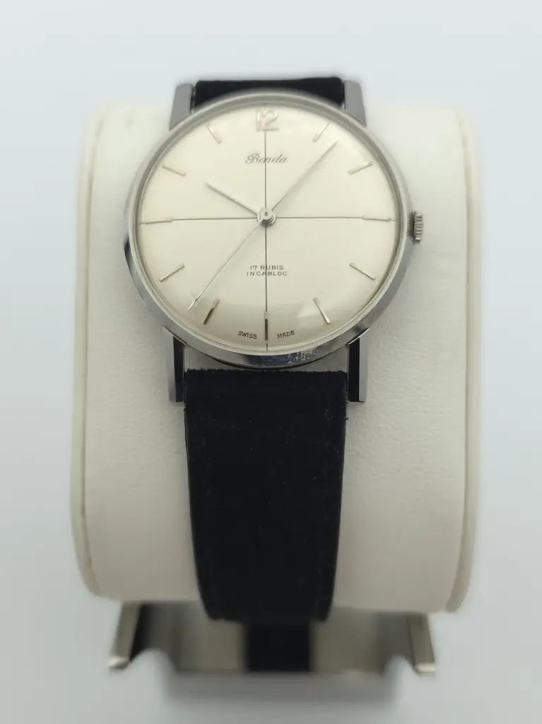 Benda - Acier, bracelet cuir