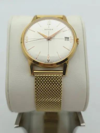 Benda - Plaqué or, bracelet milanais doré